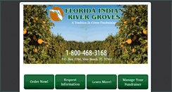 Desktop Screenshot of floridaindianrivergroves.com